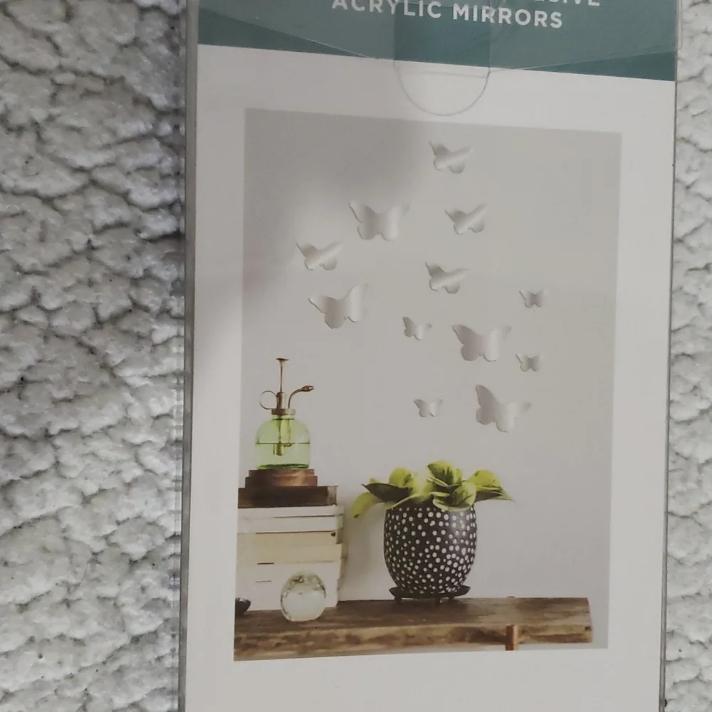 New Blue Moon Studio Butterfly Mirror wall decor